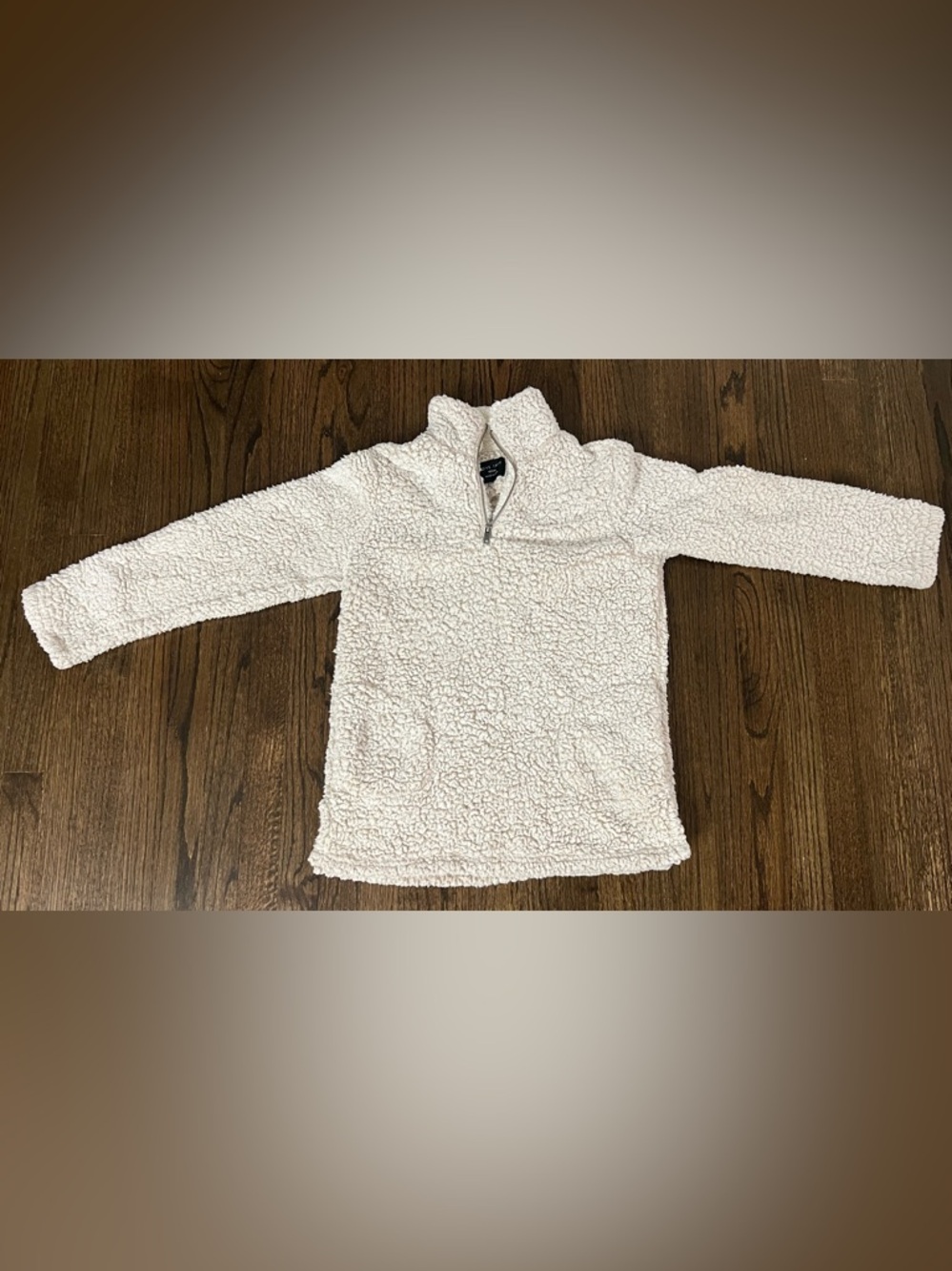 Love Tree Cream Sherpa Pullover Jacket